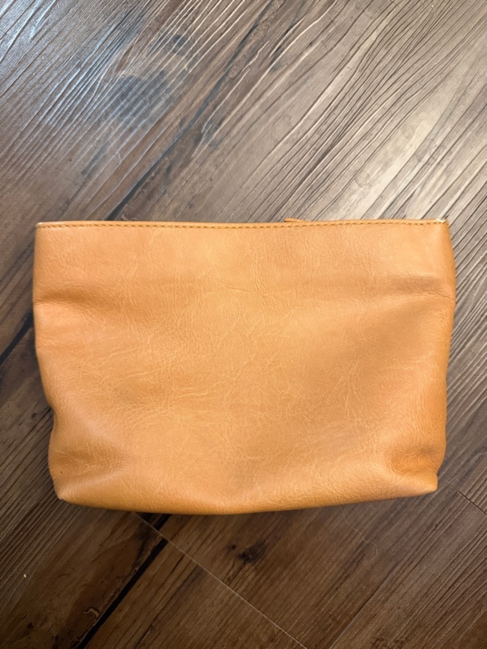 Tan Cosmetic Pouch
